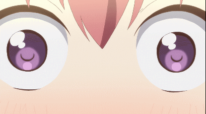 And finally, here's one of the more popular gifs and videos that has been circulating around the net. Akari gets surprised by Chinatsu asking for a kiss.