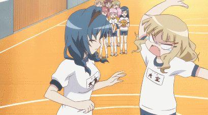 If you're still not sure why Sakurako hates Himawari, this gif should clear things up.