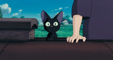 I guess Kiki does know another skill. She can talk with Jiji! Jiji is an awesome character and makes me miss my black cats.