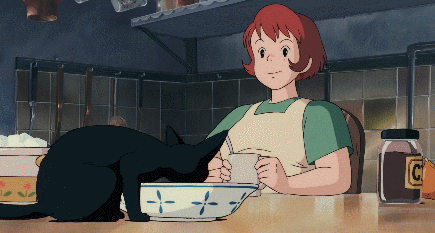 I'm gonna be honest, Jiji has some of the best reactions in the movie, and you'll see her (I think it's a her) throughout this issue!