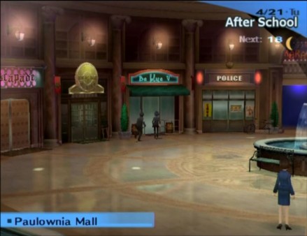 Exploring the mall in P3 FES