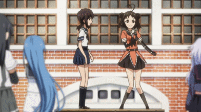 There are a large number of characters in this anime. This one is named Naka.