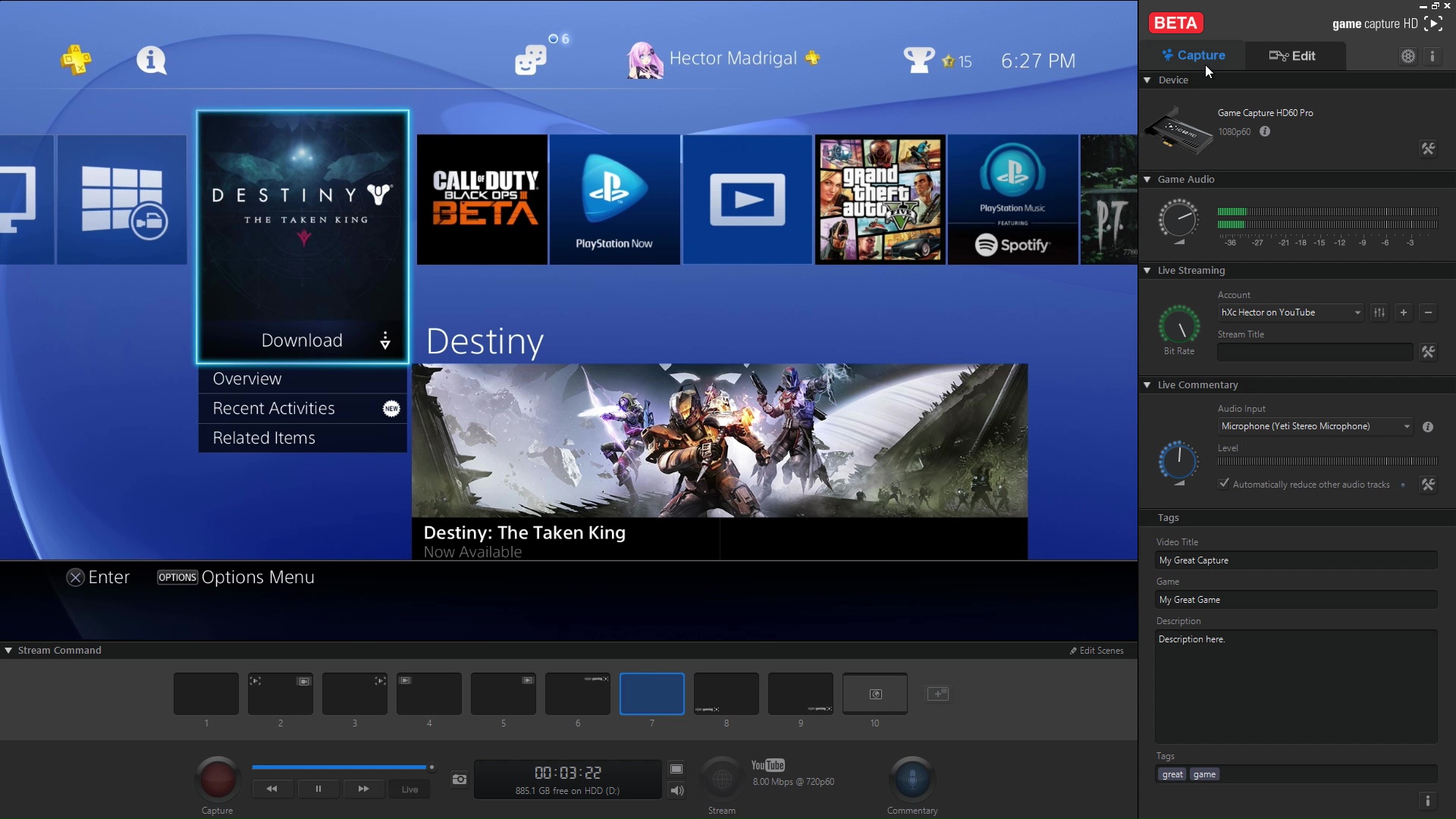 elgato game capture hd software free