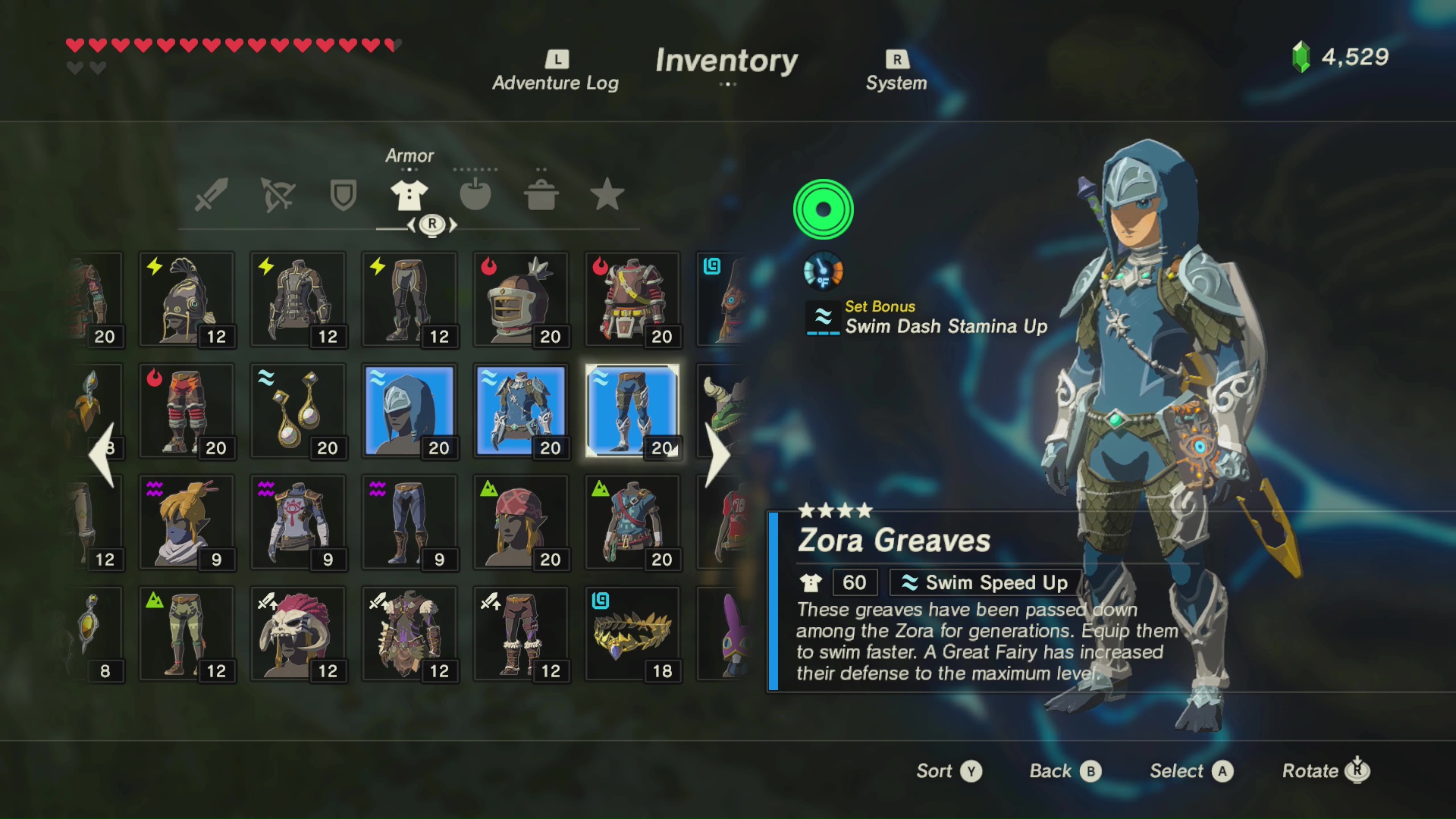 Zora Helmet Breath Of The Wild