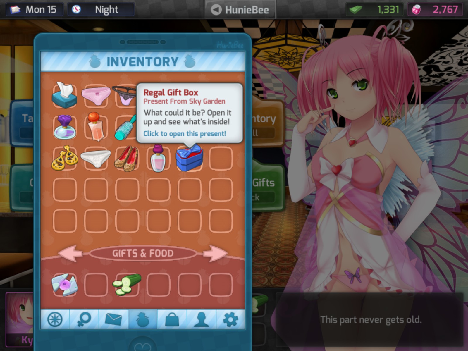 Huniepop date gifts guide