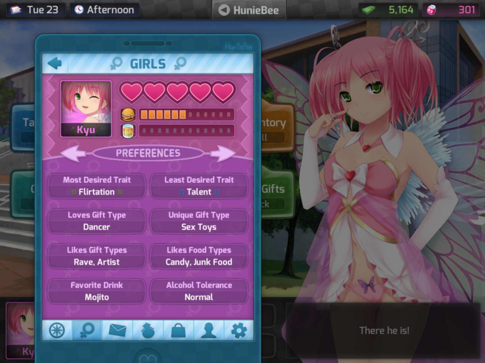 kyu huniepop