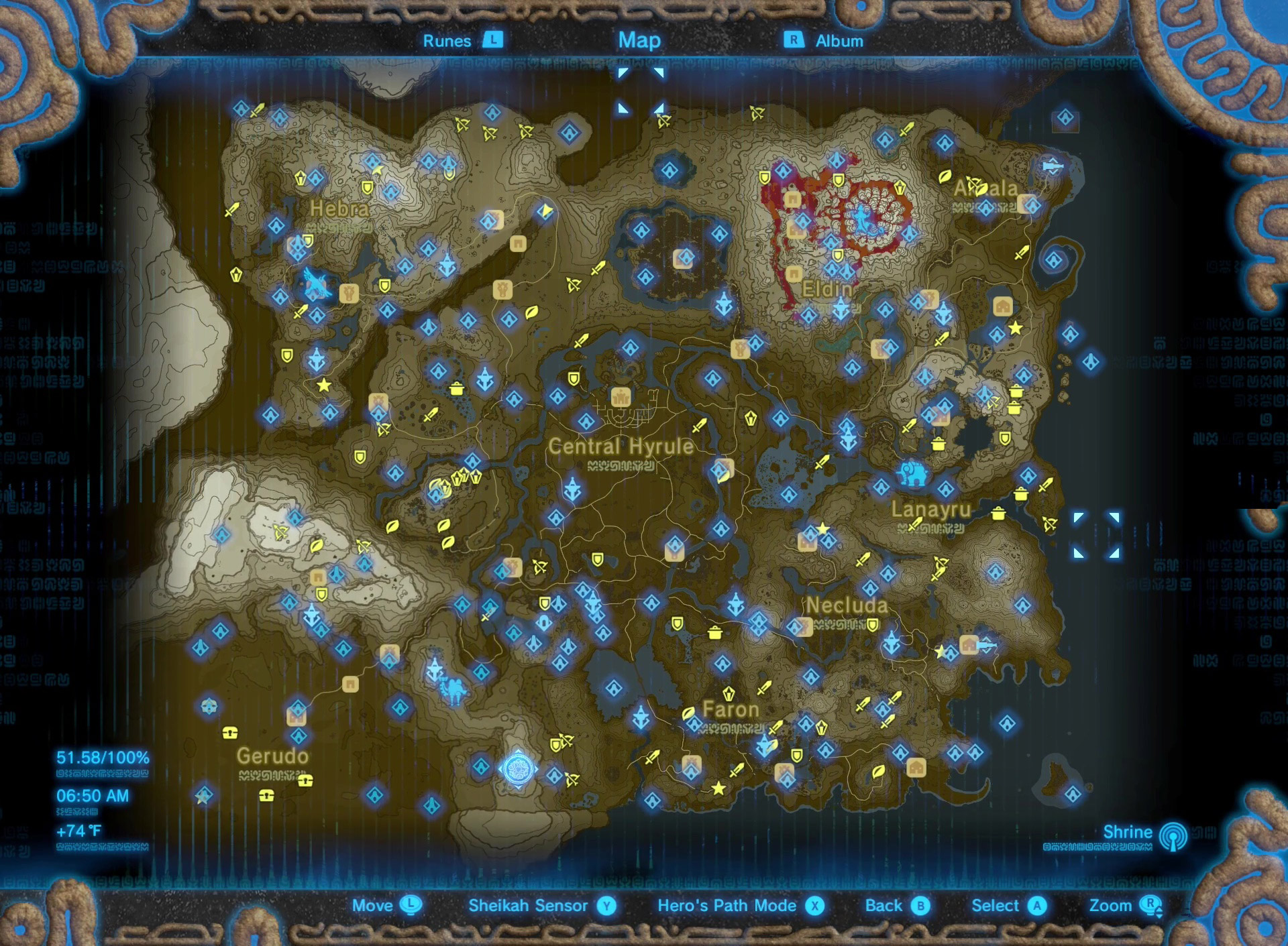 Legend of Zelda: Breath of the Wild map, tips and tricks to survive Hyrule