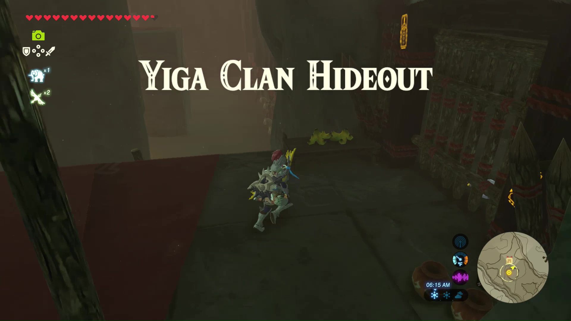 Zelda Breath of the Wild Yiga Clan Hideout Walkthrough, Guide