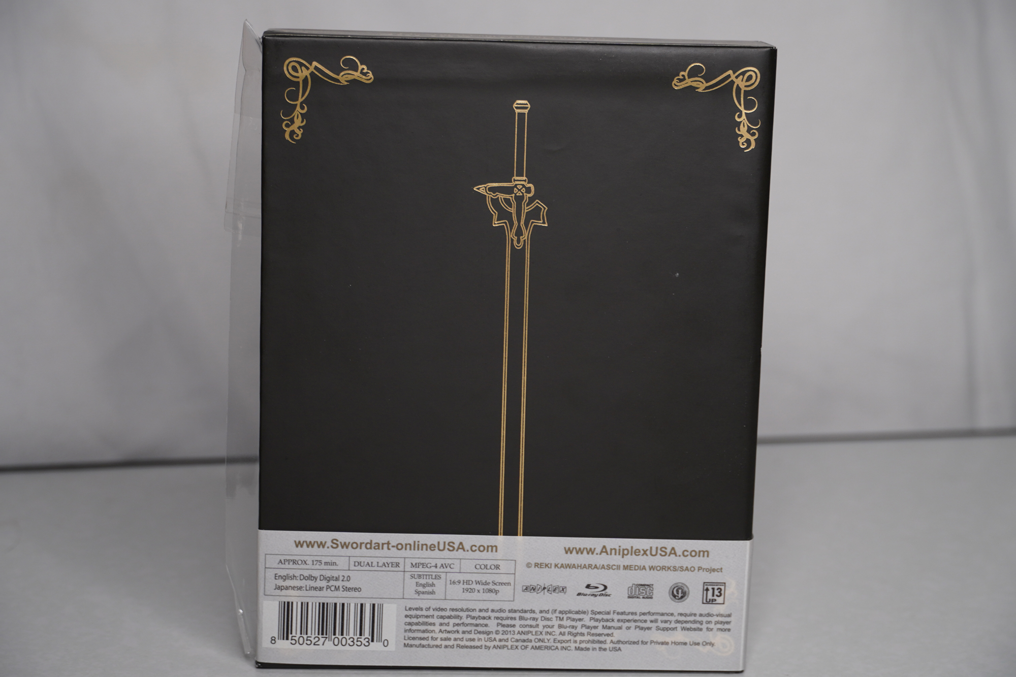 Sword Art Online Limited Edition Blu-Ray Box Set 1 Sealed OOP