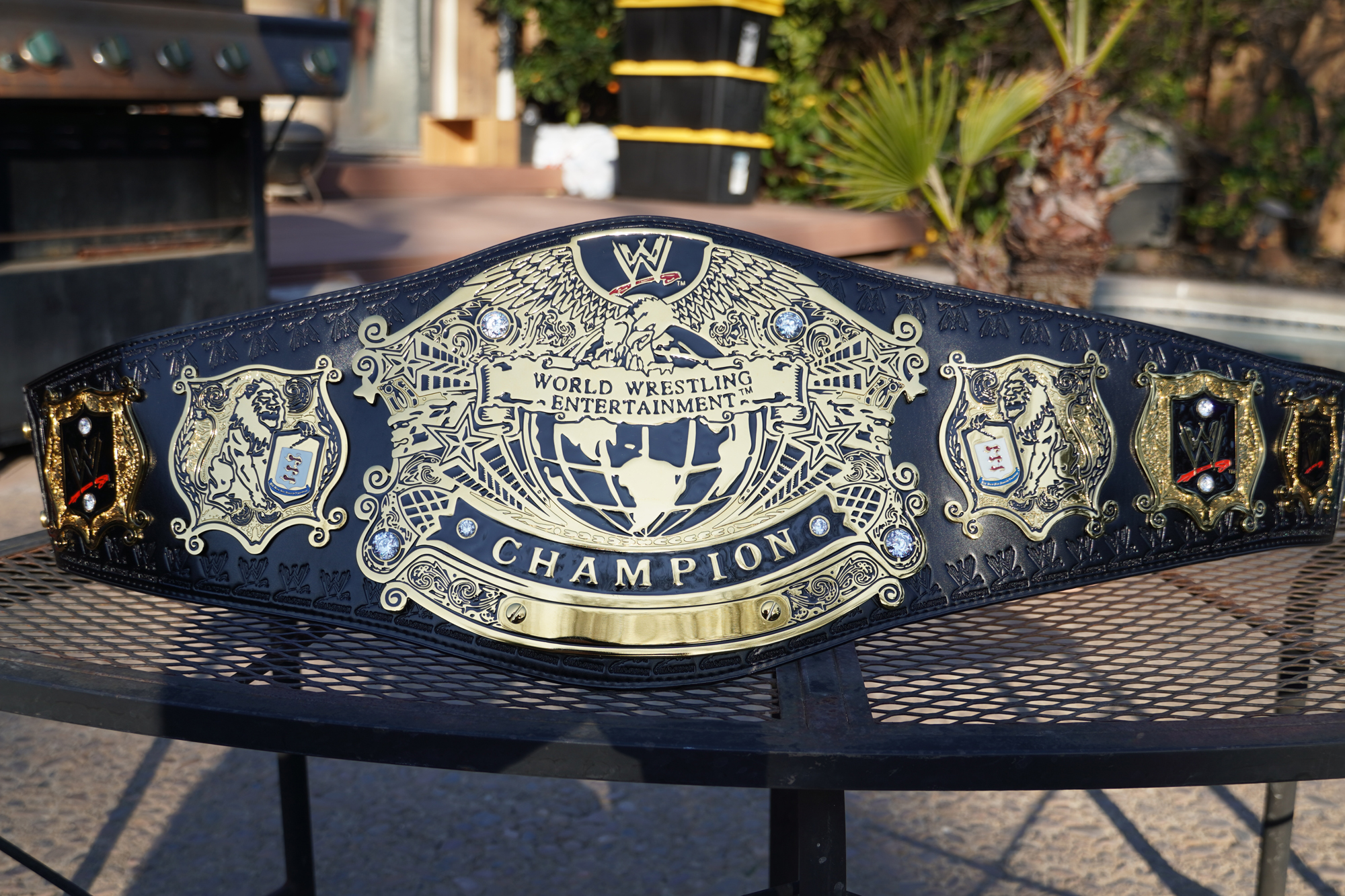 WWE UNDISPUTED Brass Championship Belt | hausengel-hausservice.ch